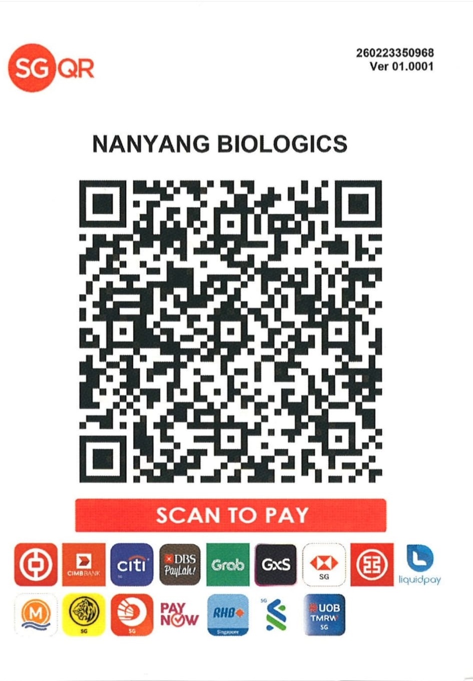 SGQR Code